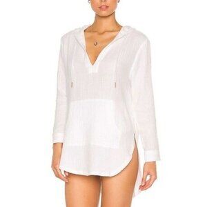 L*SPACE White Caswell Tunic size Small!